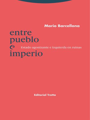 cover image of Entre pueblo e Imperio